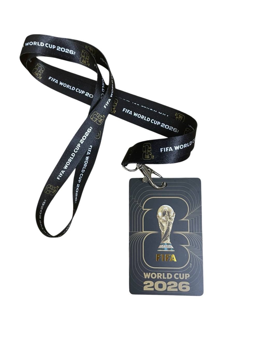 Official FIFA World Cup 2026 Fan ID Souvenir Pass with Lanyard Soccer